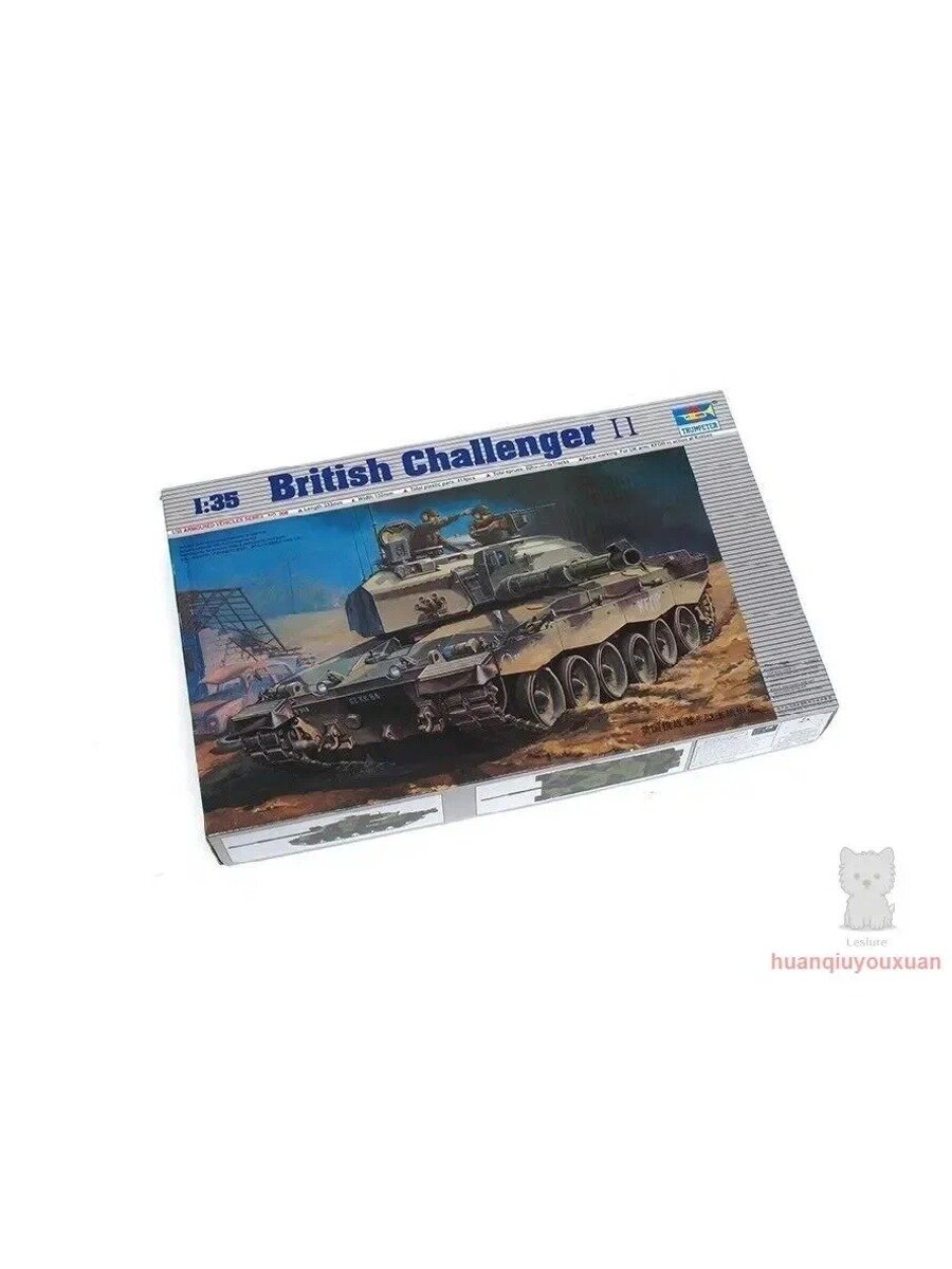 Сборная модель 00308 Британский челленджер 2, масштаб 1/35, 300 деталей
