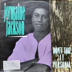 Винил LP JERMAINE JACKSON "Don't Take It Personal - Clean Up Your Act" (7"single) (1989 German press, vg+/ex-)