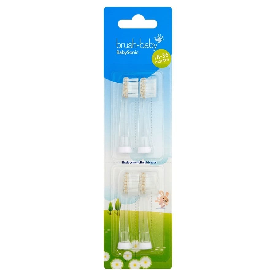 Насадки для зубной щетки Brush Baby BabySonic 18-36 месяцев, 4 шт