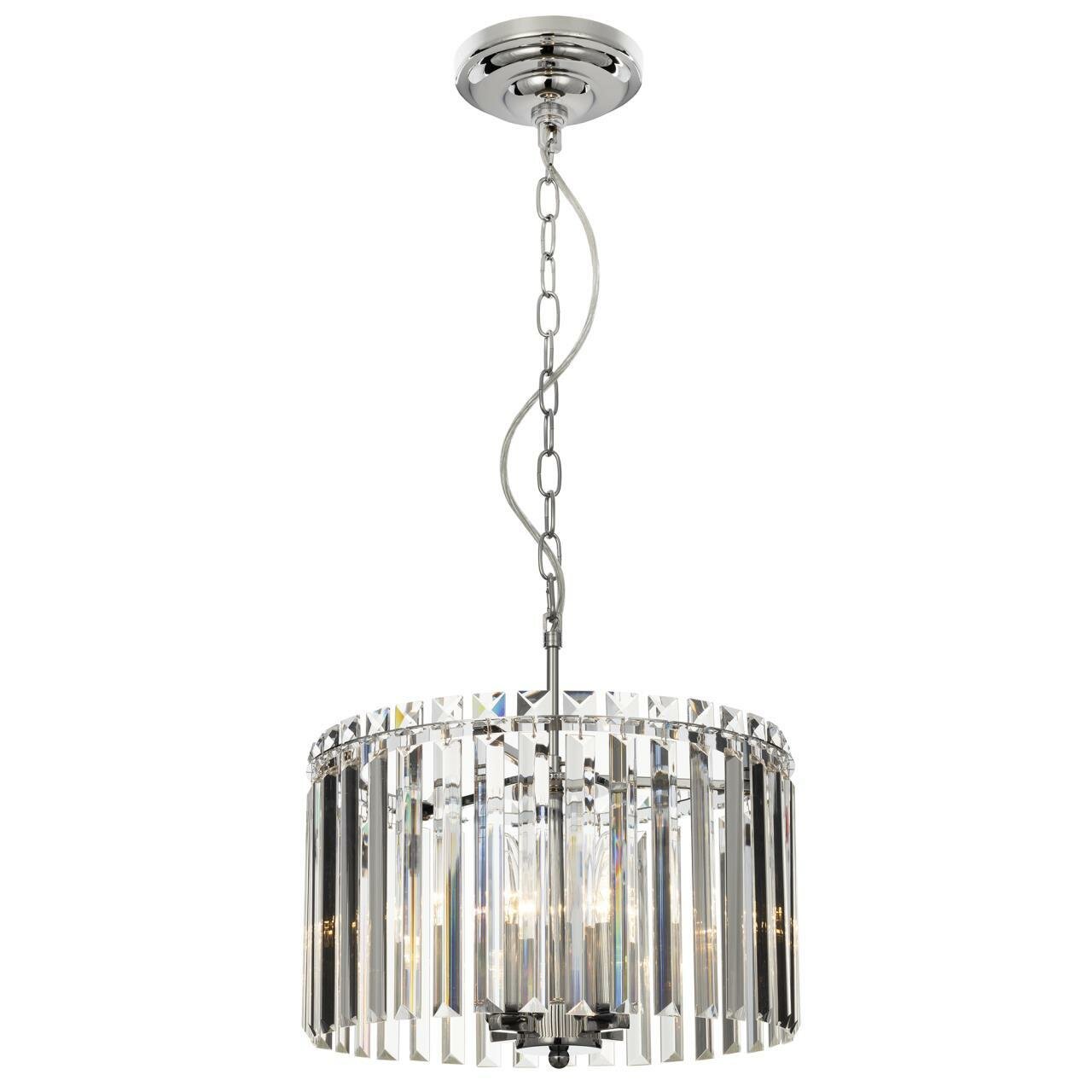 Подвесная люстра Citilux Jane CL306141, 4×E14 по 60 Вт, хром