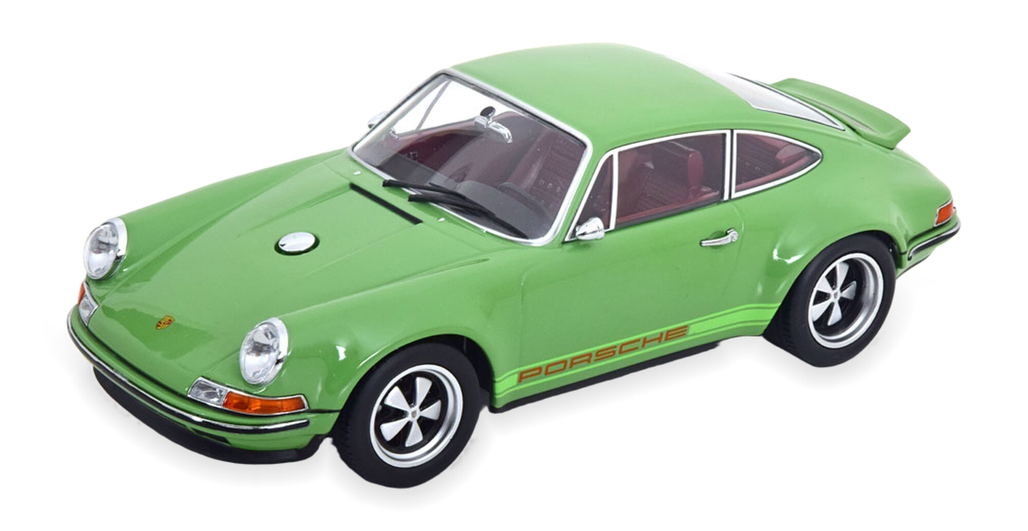 Модель коллекционная KK-SCALE Porsche singer 911 coupe green
