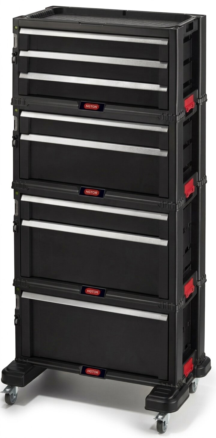 Ящик для инструментов Keter 8 Drawer Tool Chest System 17200082 (17201228+17199303)