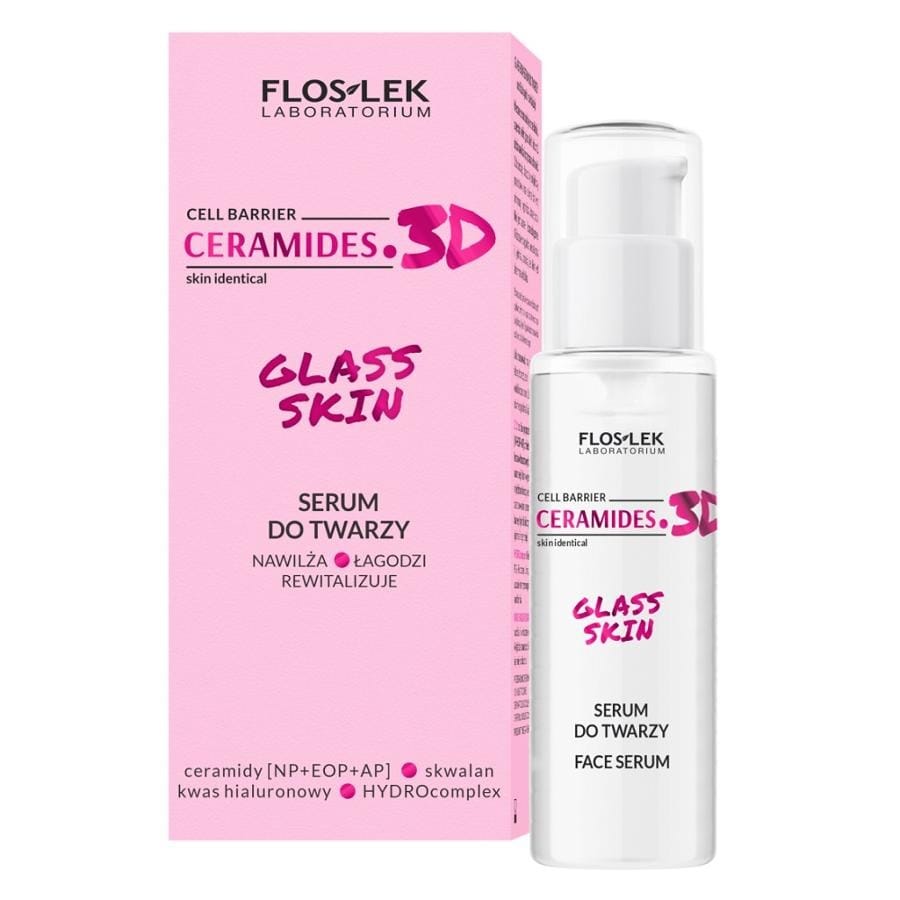 Сыворотка для ухода за кожей Floslek Ceramides 3D Glass Skin, 30 мл