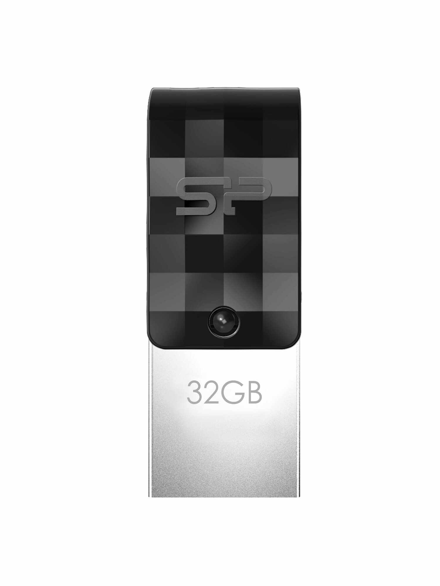 Silicon Power Mobile C31 32 ГБ флеш-накопитель, USB 3.2 Type-A/Type-C (SP032GBUC3C31V1K), черный