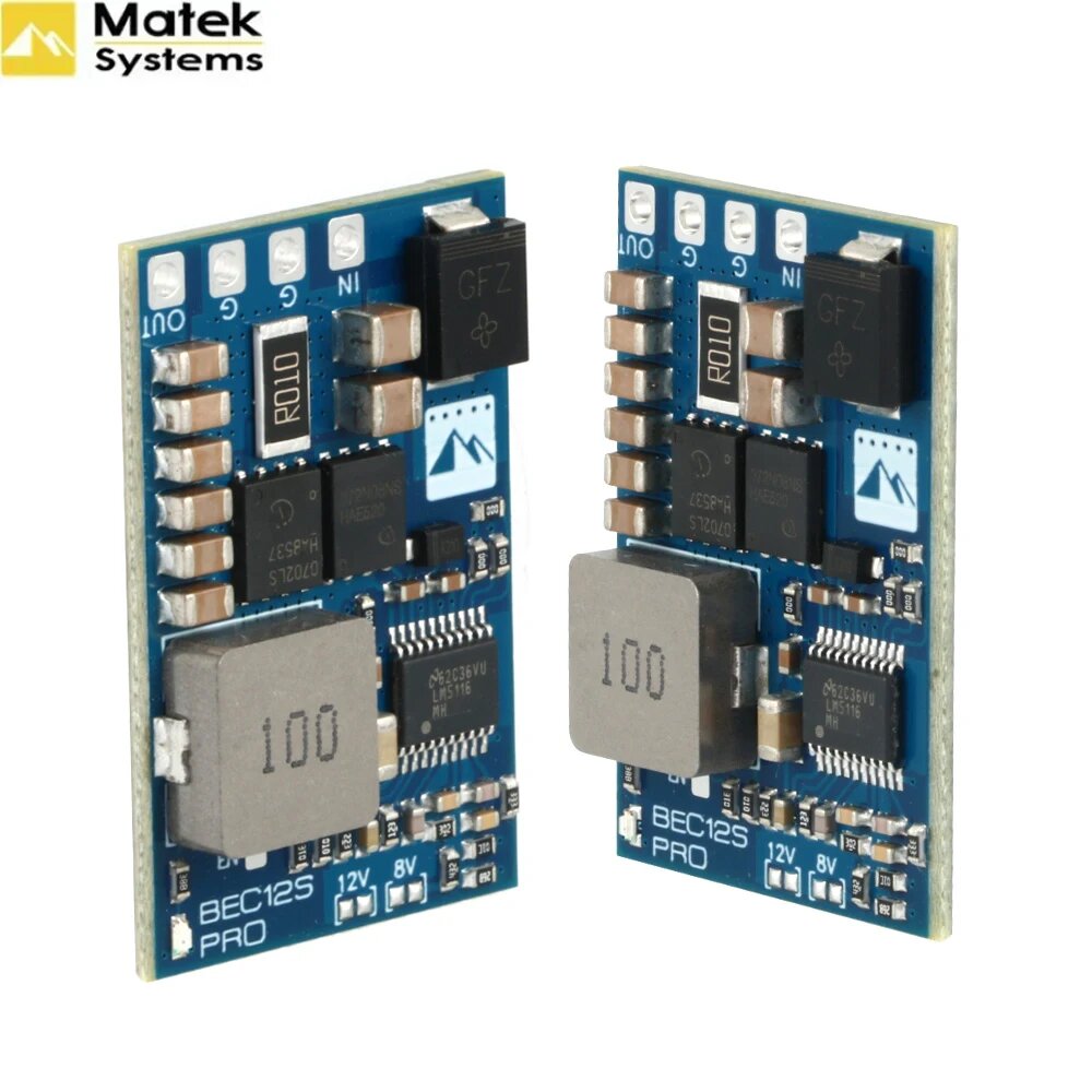 MATEK BEC12S-PRO Модуль BEC 5В/8В/12В-5А