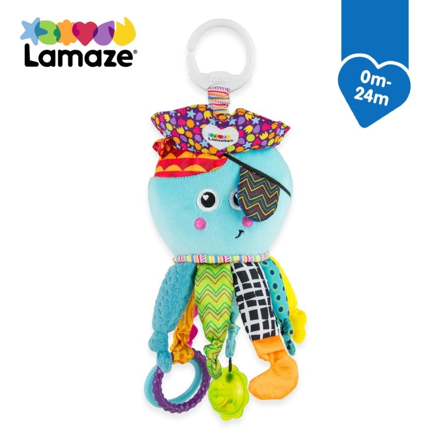 Игрушка-подвеска Lamaze "Капитан Кальмари", разноцветный