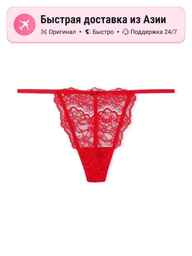 Женское кружевное боди Victoria's Secret 1 шт. Красный 9891323, M EU