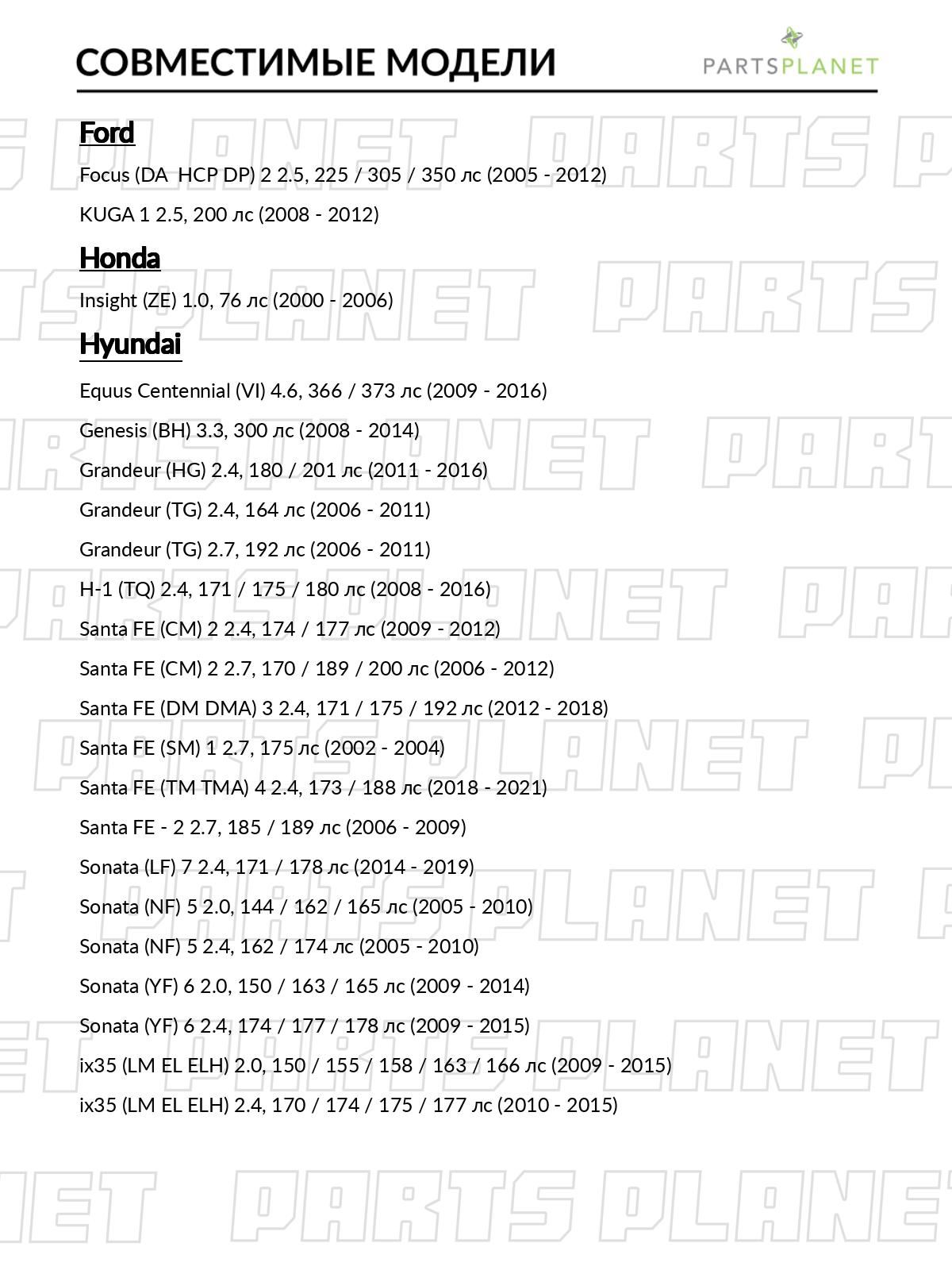 Свеча зажигания, для Форд Фокус 2 2005-2012, Рено Логан 2 2013-, Тойота Королла 2008-2014, Рав 4 3 2008-2013, 4 2012-2019 OEM MN119256 224018H316 9636415880 арт JPS3009
