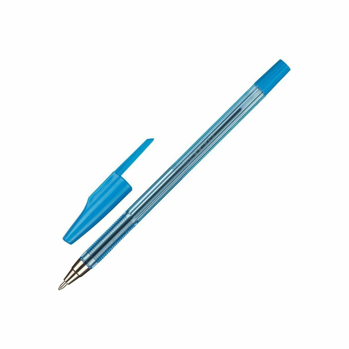 Ручка шариковая Beifa AA 927 (0.5мм, синяя, корпус прозрачный) (AA927-BL), 1000шт.