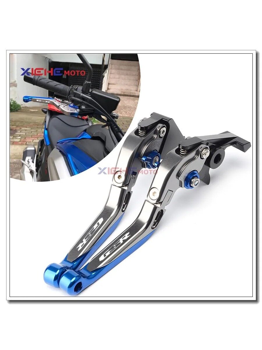 Для SUZUKI GSR600 2006-2011 GSR750 2011-2018 GSR400 CNC алюминиевый рычаг тормоза сцепления мотоцикла складной регулируемый выдвижной ручной рычаг