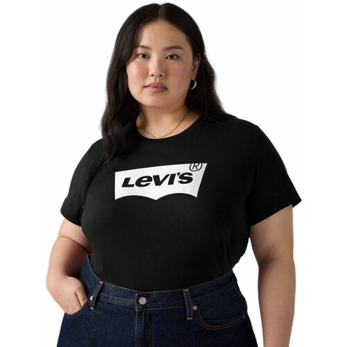 фото Футболка levi's women pl perfect tee, размер 2x, черный