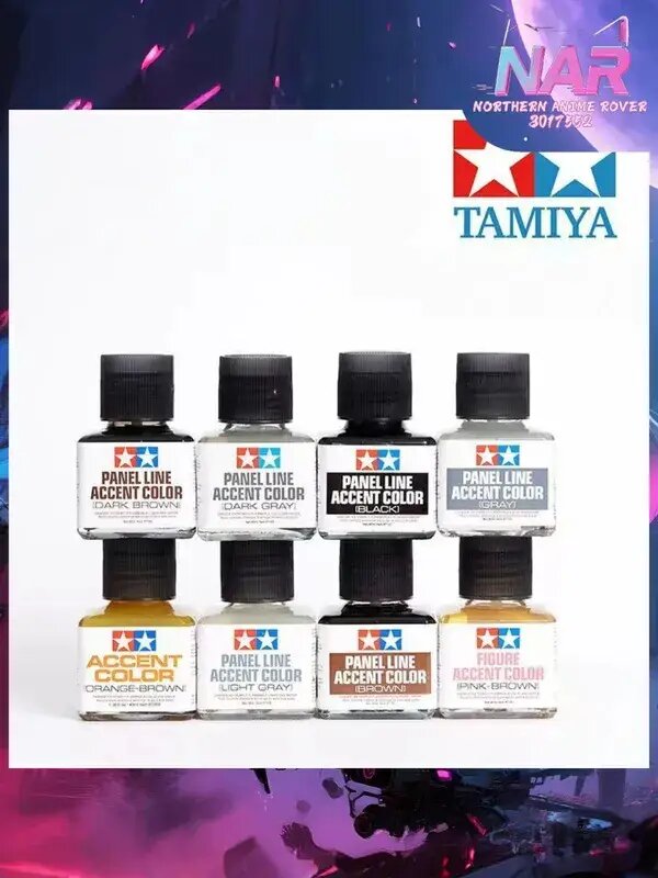 Жидкость для проливки панелей Tamiya 40 мл Состаривание и промывка темно-коричневый