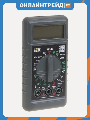Изображение товара Мультиметр цифровой Iek Compact M182