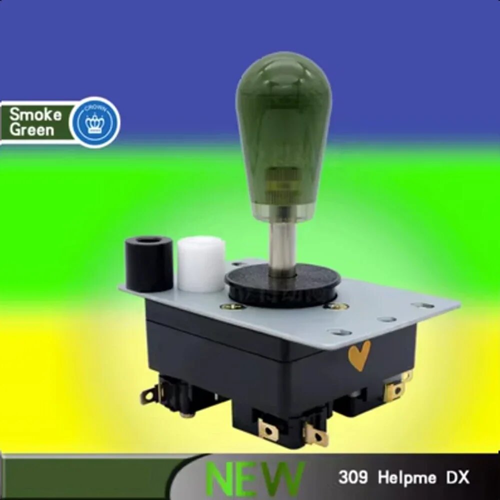 Джойстик для аркадных игр CROWN 309 Helpme, Clear Green