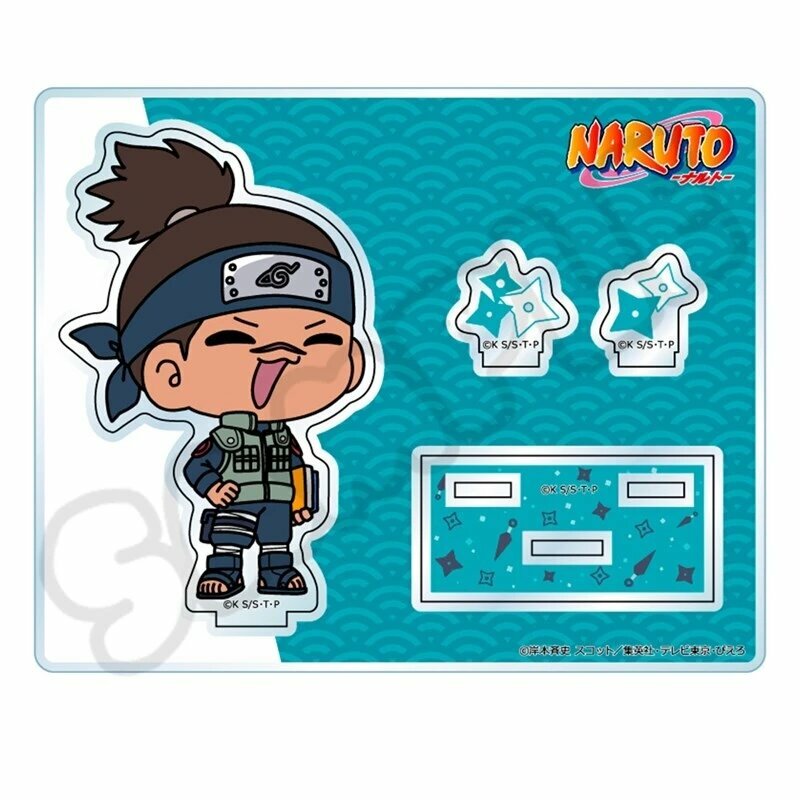 Фигурки Naruto: Итачи, Кисаме, Хинаты, Неджи Bandai Черный, Iruka Umino