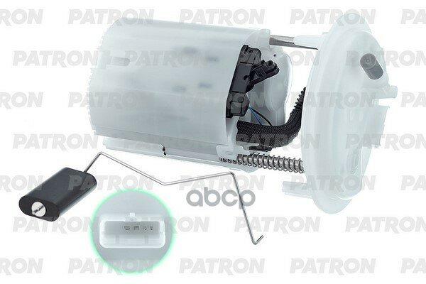 Насос топливный электрический <=8.5A, 3bar, >=140L/h (модуль) CITROEN: DS5 1.6THP 12- PEUGEOT: 5008 1.6i 09- PATRON арт. PFP689