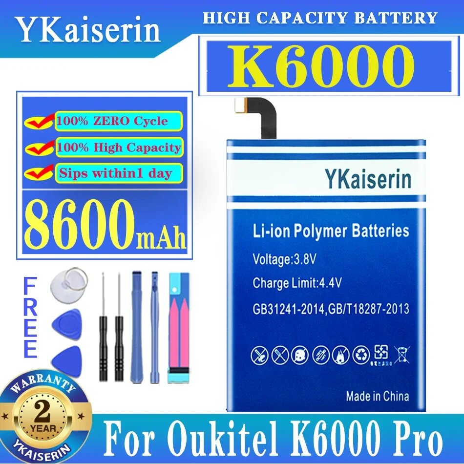 Аккумуляторы для мобильных телефонов Oukitel K6000 Pro