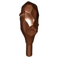 Minifigure, Weapon Club with Spikes - Small, 88001 Reddish Brown N