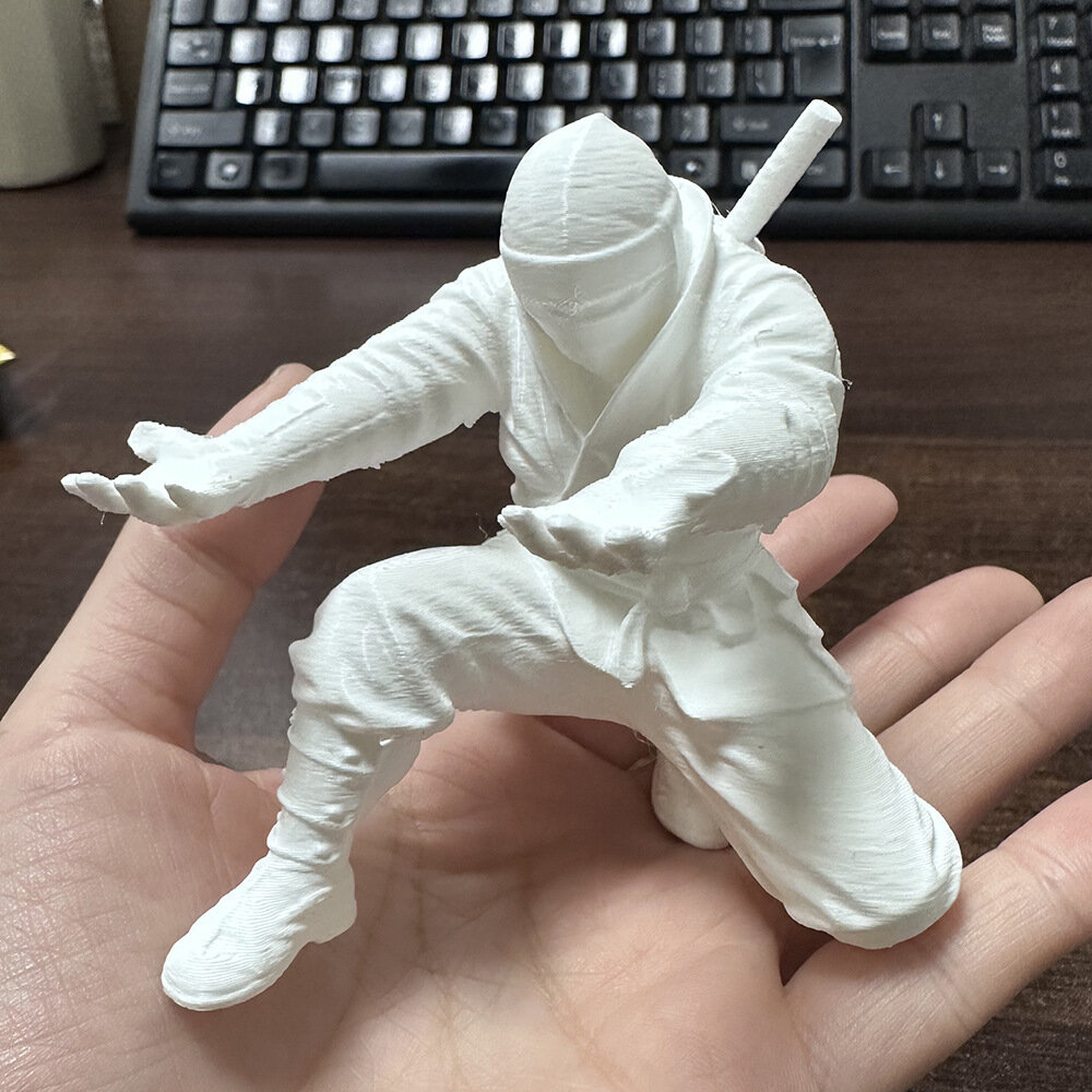 3D-печатный ниндзя держатель для ручек в кремово-белом цвете, одиночный настольный органайзер для офиса и класса