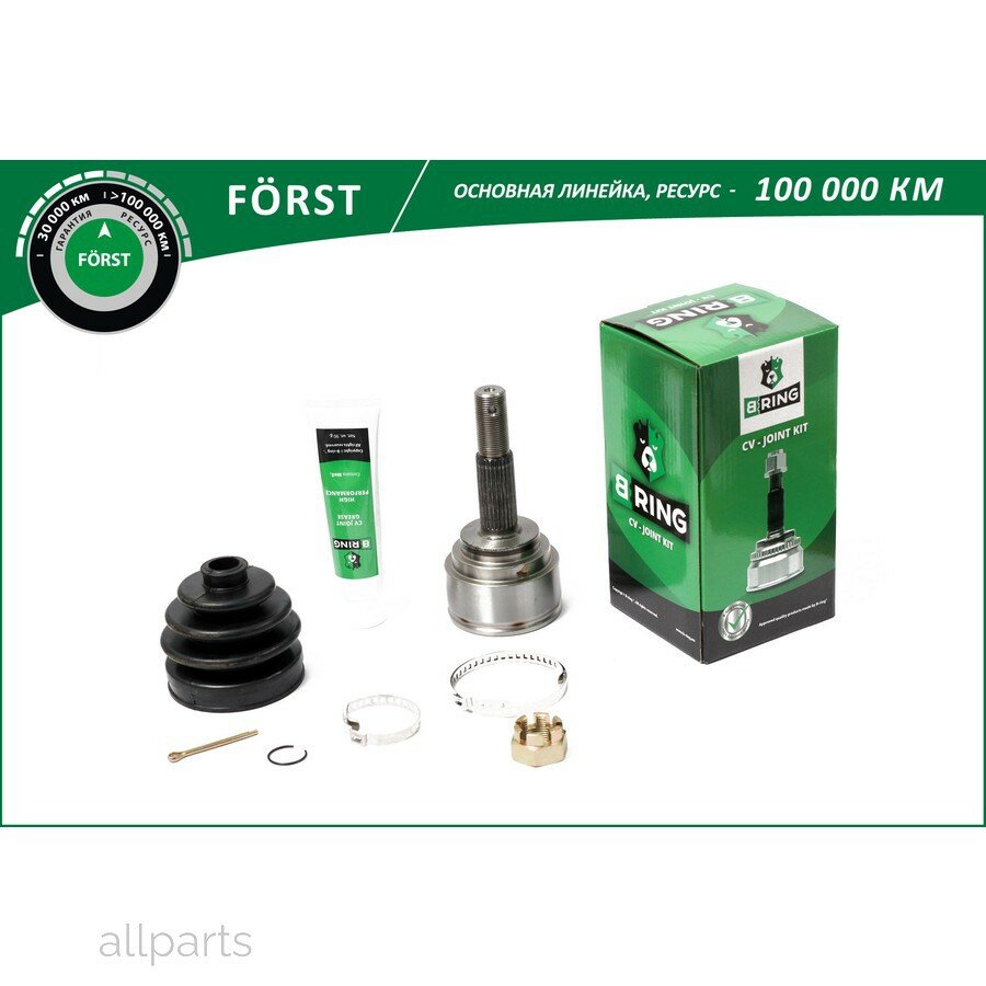 BRING BOC5910 Шрус NISSAN Almera (00-) (наруж.) [25/22] (BOC5910) B-RING FORST