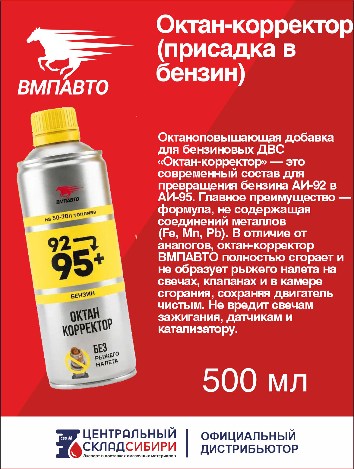 Октан-корректор (присадка в бензин)