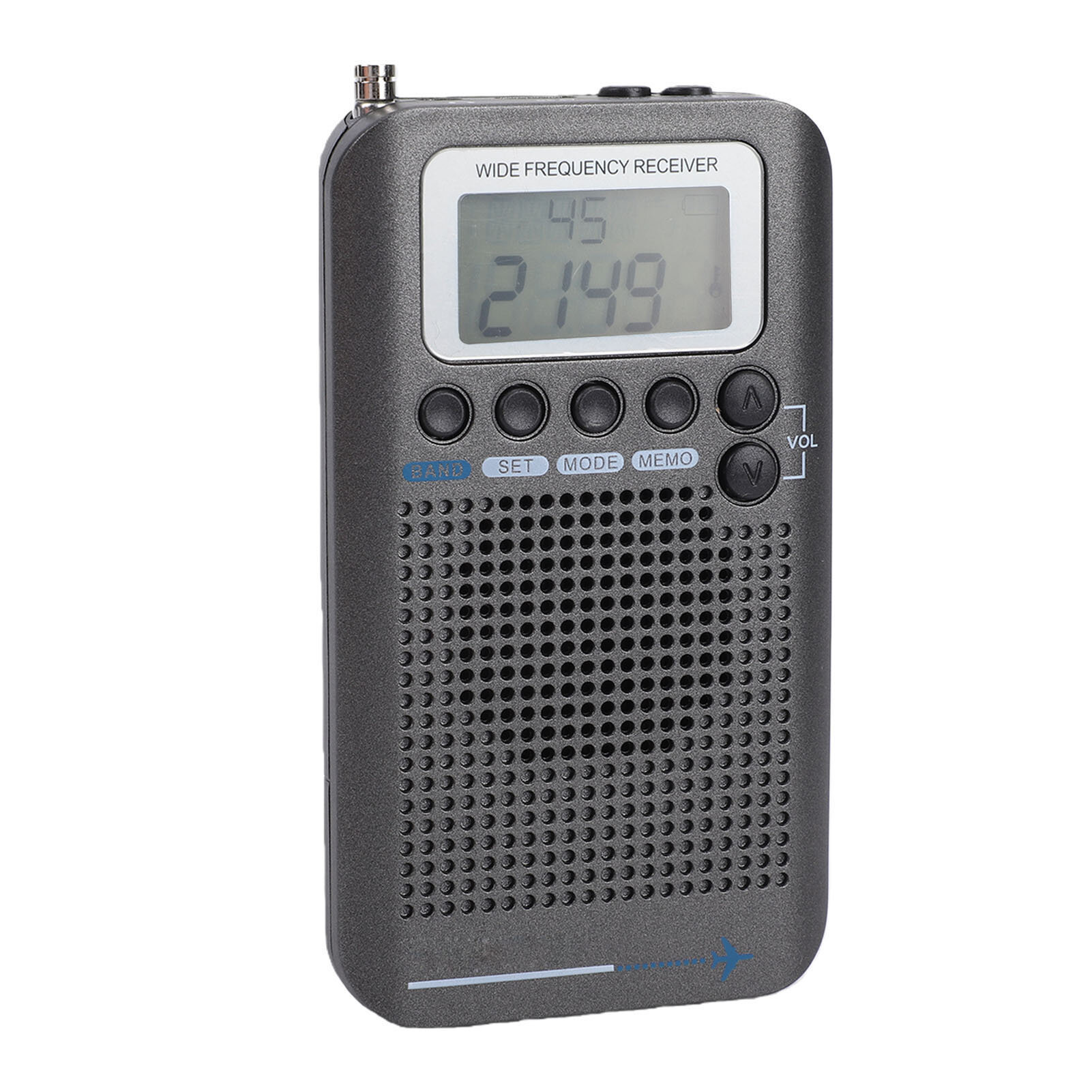Ручной радиоприемник воздушного диапазона AM FM CB SW VHF, с антеннами, 700 мАч, для наружного использования