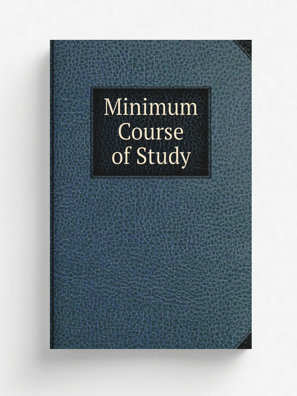 Minimum Course of Study | Ernest Carroll Moore | 1922 | New York : The Macmillan company | Репринт