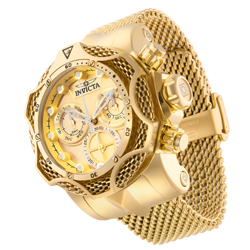 фото Наручные часы invicta, золотой