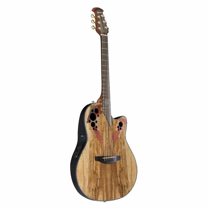 Ovation CE44P-SM Celebrity Elite Plus Mid Cutaway Natural Spalted Mapl Электроакустическая гитара