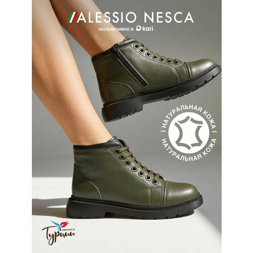 фото Ботинки alessio nesca весна-осень 2026, размер 39, хаки