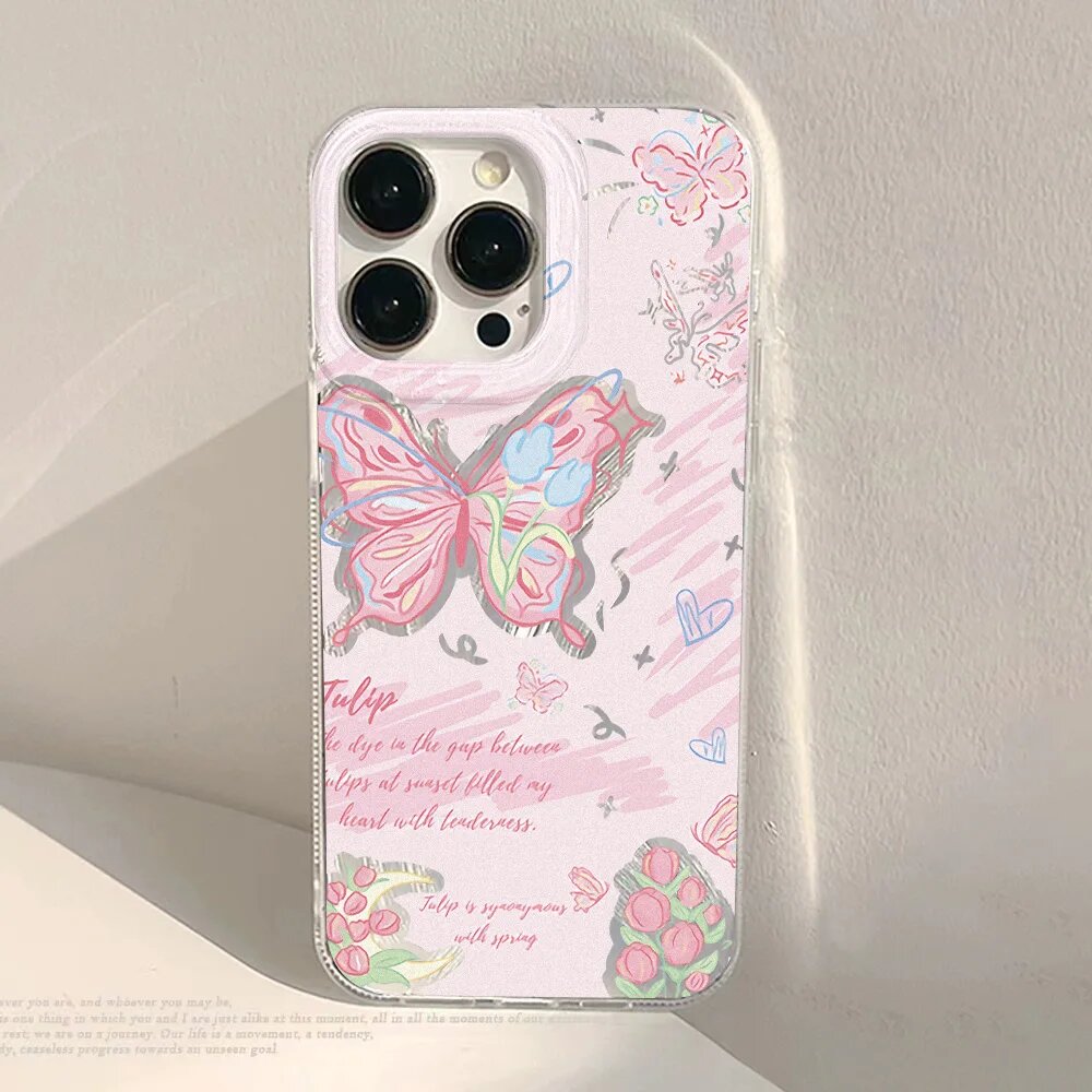 Розовый чехол для iPhone 17 Pro Max, CV06