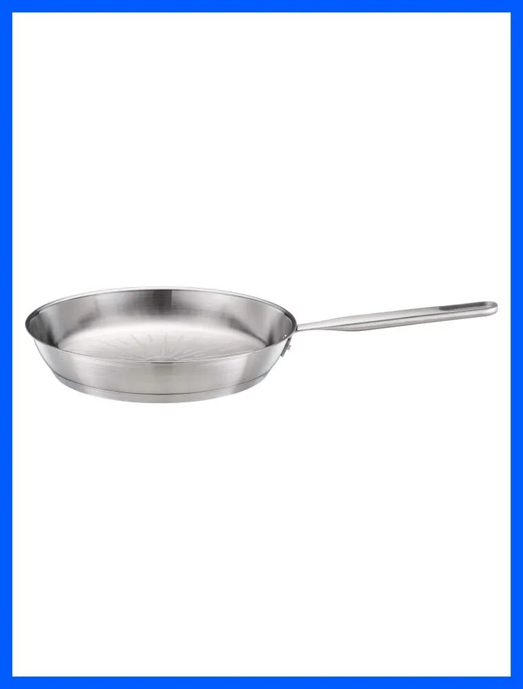 Fiskars Сковорода Сковорода Fiskars All Steel pure, индукция, нержавеющая сталь, 28 см, 28 см