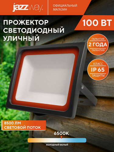 Изображение товара Прожектор светодиодный уличный PFL-SC-100Вт IP65 -40°C | Прожектор LED 100Вт для улицы влагозащищенный морозостойкий