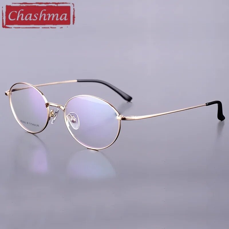 Chashma титановые круглые очки оптические