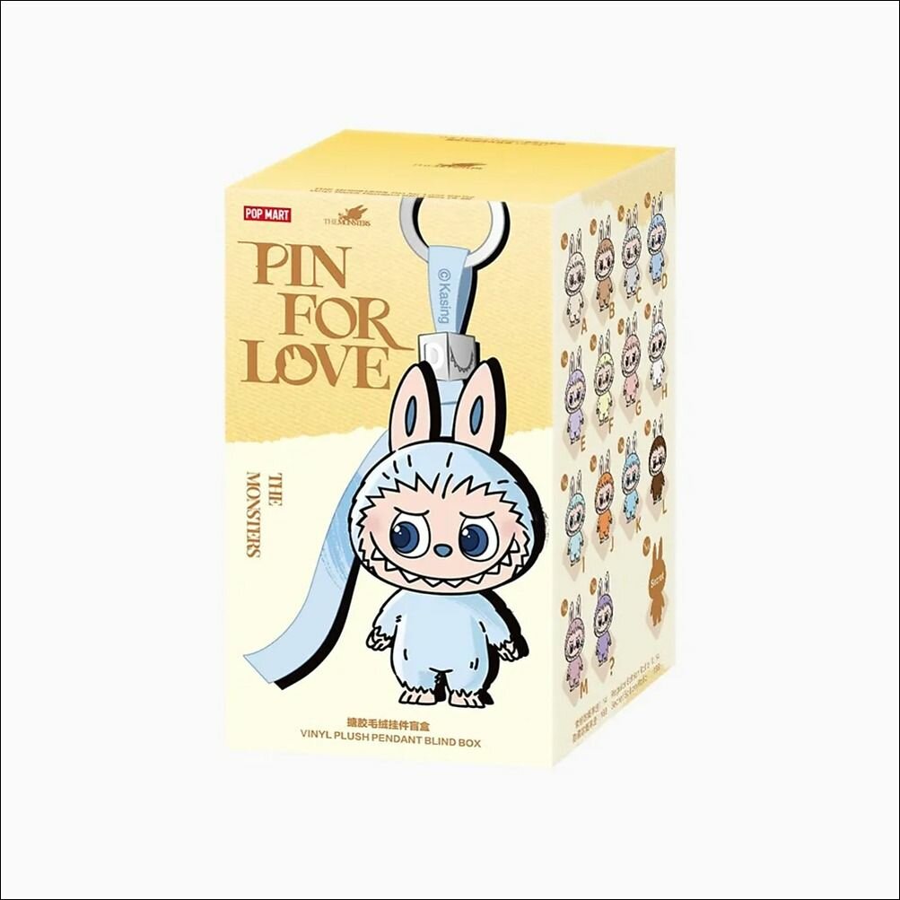 Слепой бокс Коллекция THE MONSTERS Pin for Love Series Виниловый плюшевый кулон