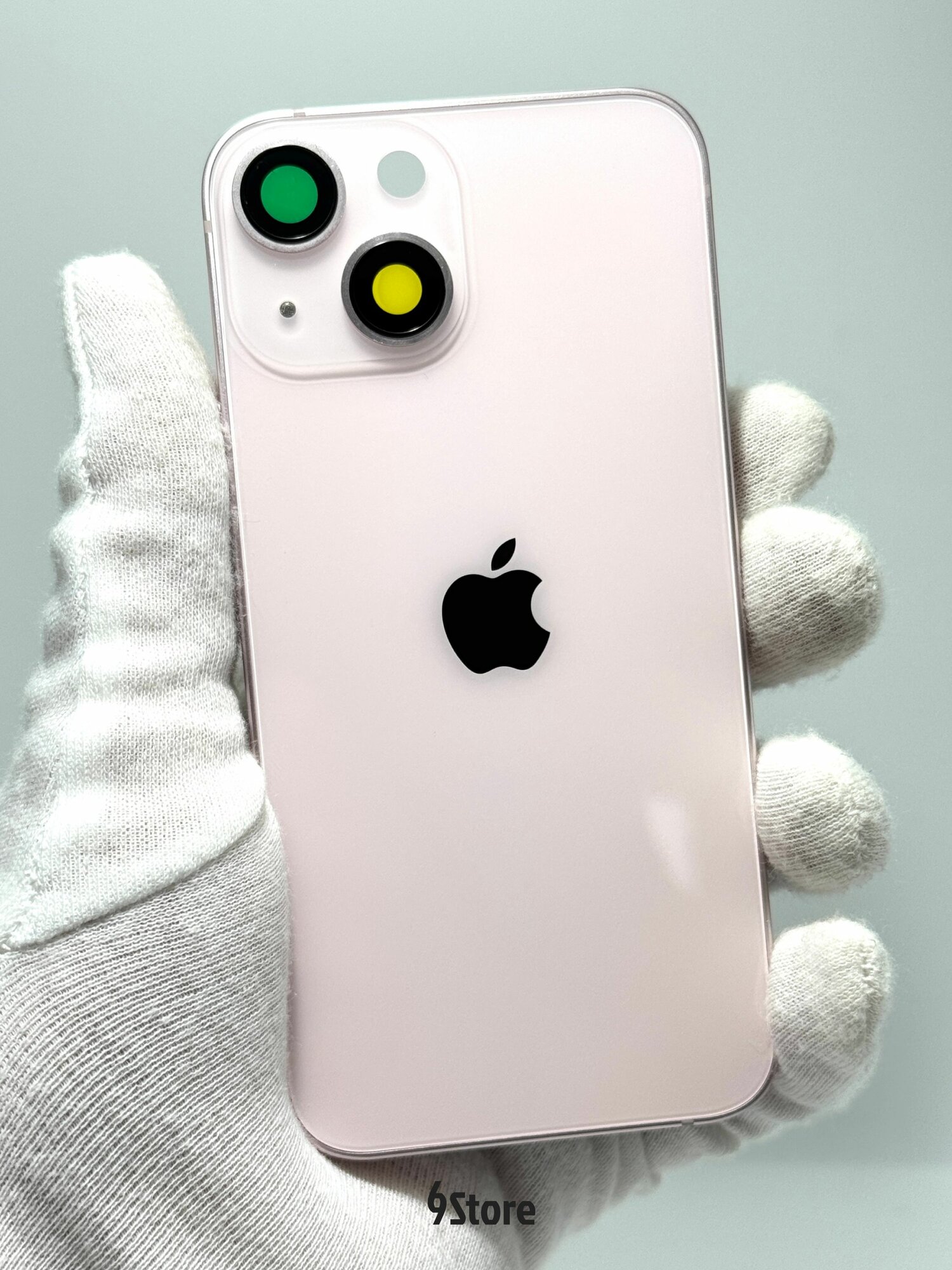 Корпус для Iphone 13 Mini Розовый OR в сборе / Крышка Айфон 13 Мини Розовый в сборе с рамкой
