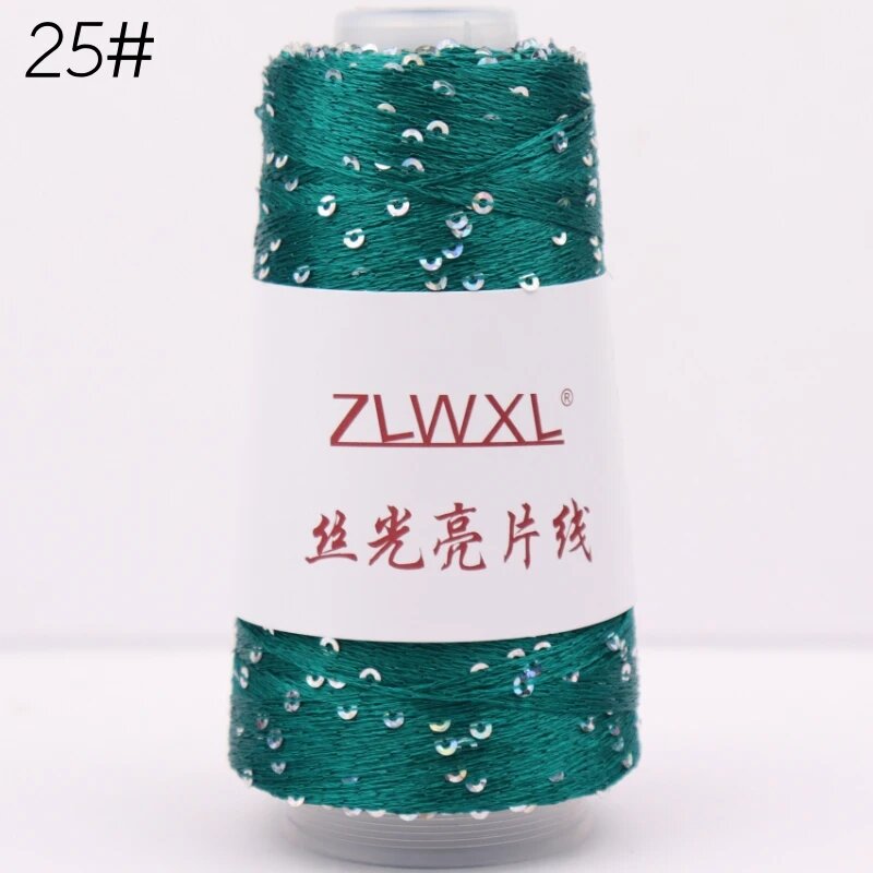 Пряжа с блестками ZLWXL, 25#, 700 м
