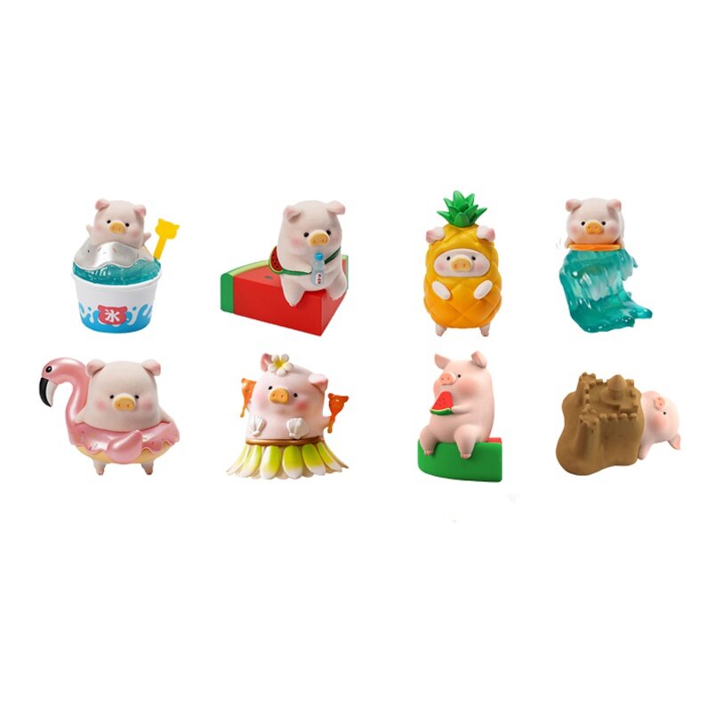 52TOYS LULU Pig Консервы Поросенок Солнечный свет Party Collection Слепые коробки 1 слепая коробка Цельная коробка 6 шт