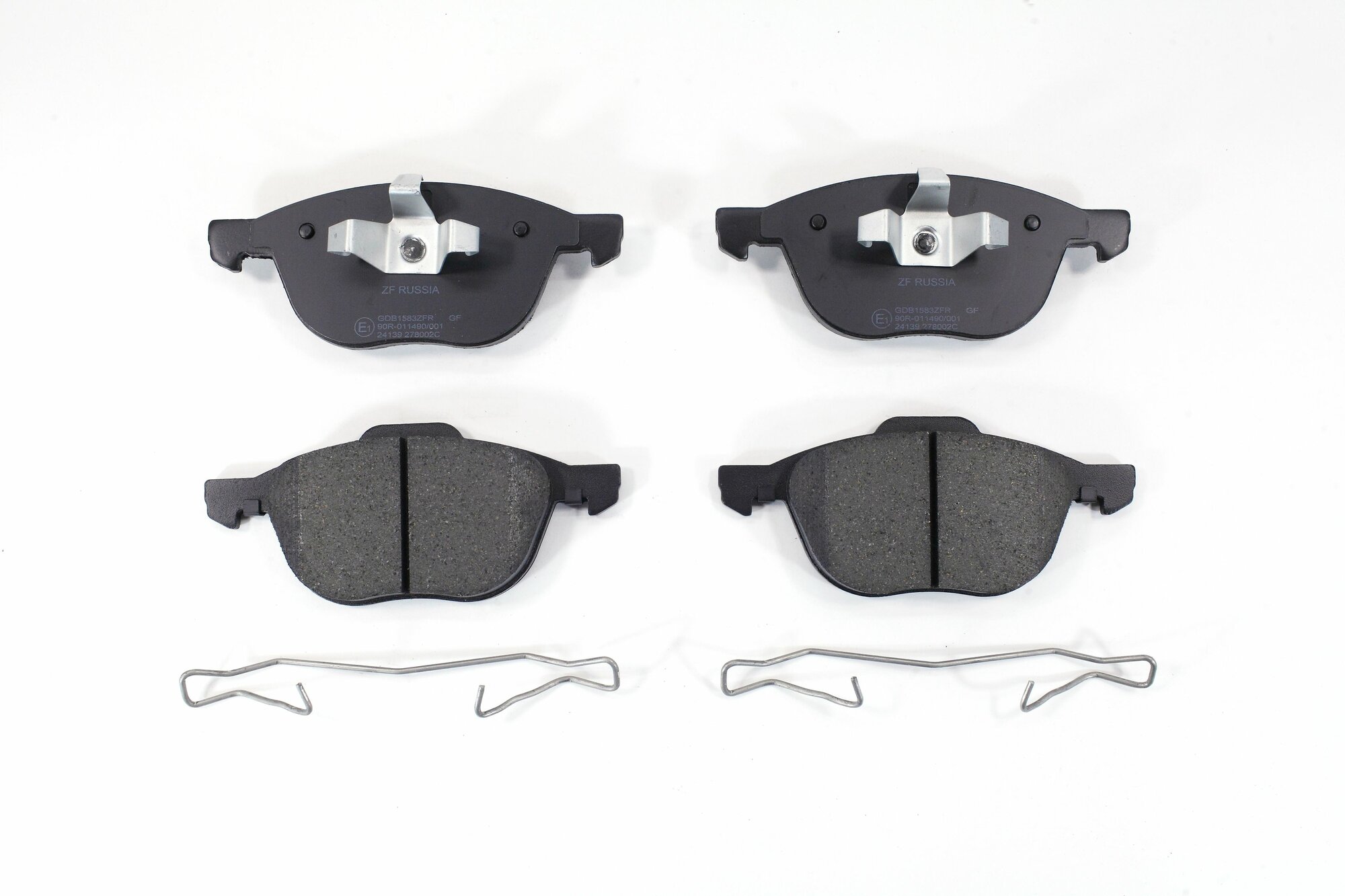 Колодки передние для FORD FOCUS 2 MAZDA VOLVO ZF Russia GDB1583 ZFR