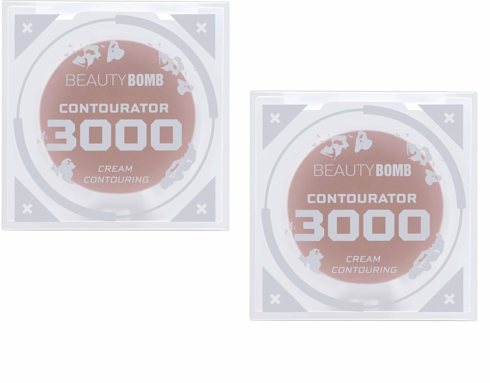 Кремовый контуринг Beauty Bomb Cream contouring «Contourator 3000» тон 01 2шт