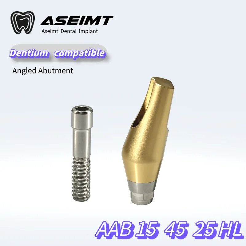 Зубной абатмент ASEIMT для Dentium с двойным шестигранным соединением Grade 5 titanium