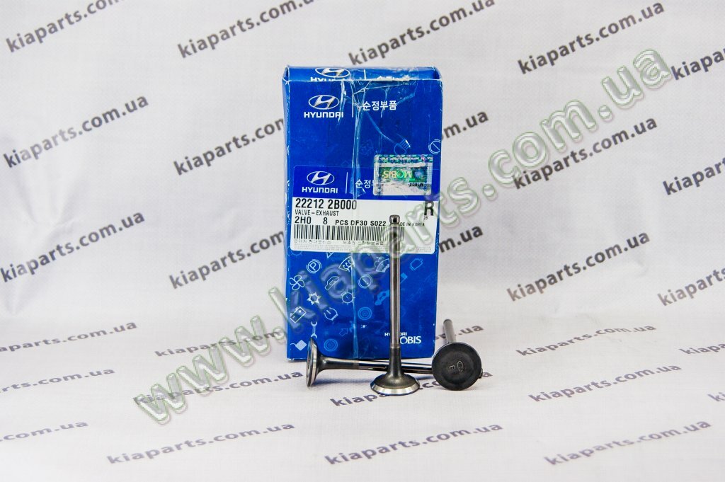 Клапан выпускной HYUNDAI/KIA mot.16V 22212-2B000