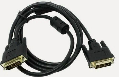 Изображение товара Кабель DVI Exegate EX-CC-DVI2F-1.8 EX191094RUS dual link, 25M/25M, 1,8м, 2 фильтра, позолоченные контакты