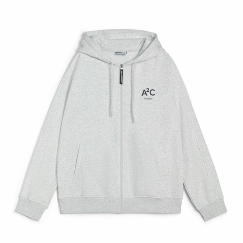 фото Толстовка amazing red full-zip hoody, размер xxl, , светло-серый меланж