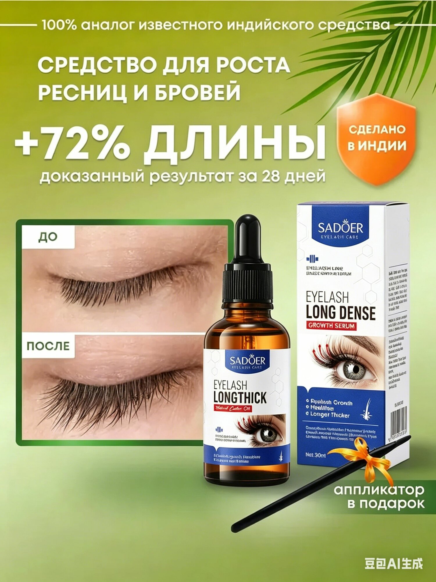 SILKLASH Сыворотка (средство) для роста ресниц и бровей Силклаш