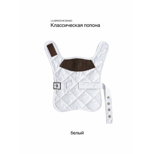 фото Попона/куртка стеганая, одежда для собак, размер l, белый la brioche