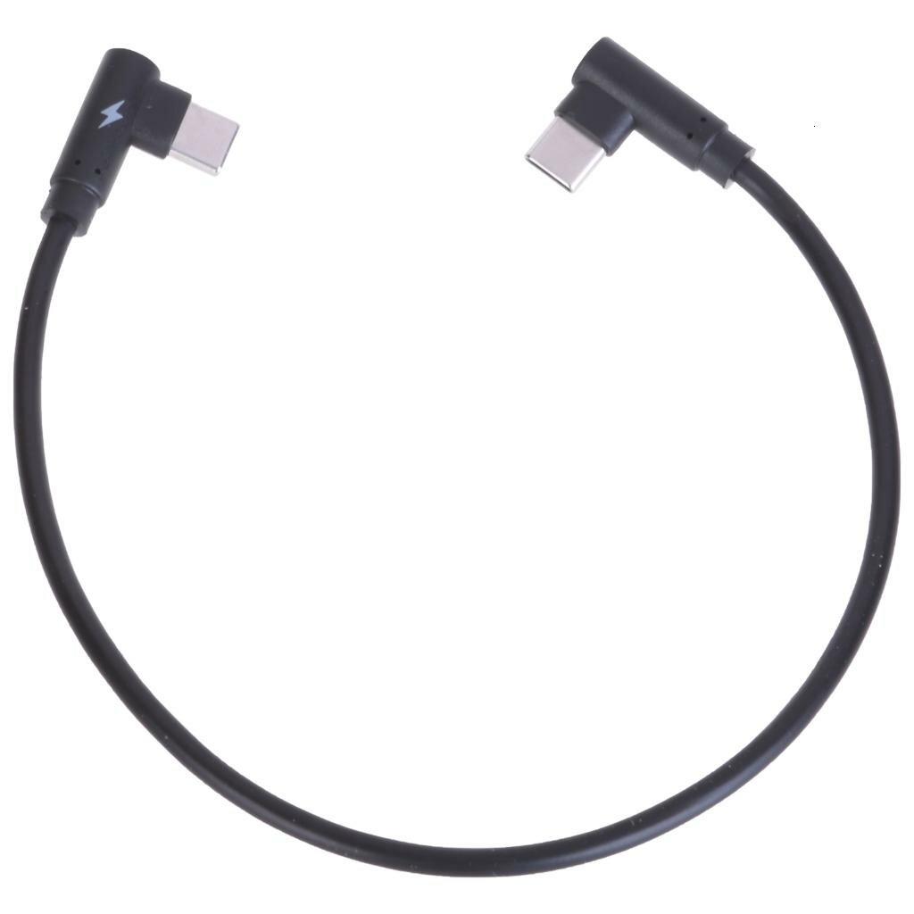Кабель USB Type-C 40W, 90 градусов, для зарядки и данных