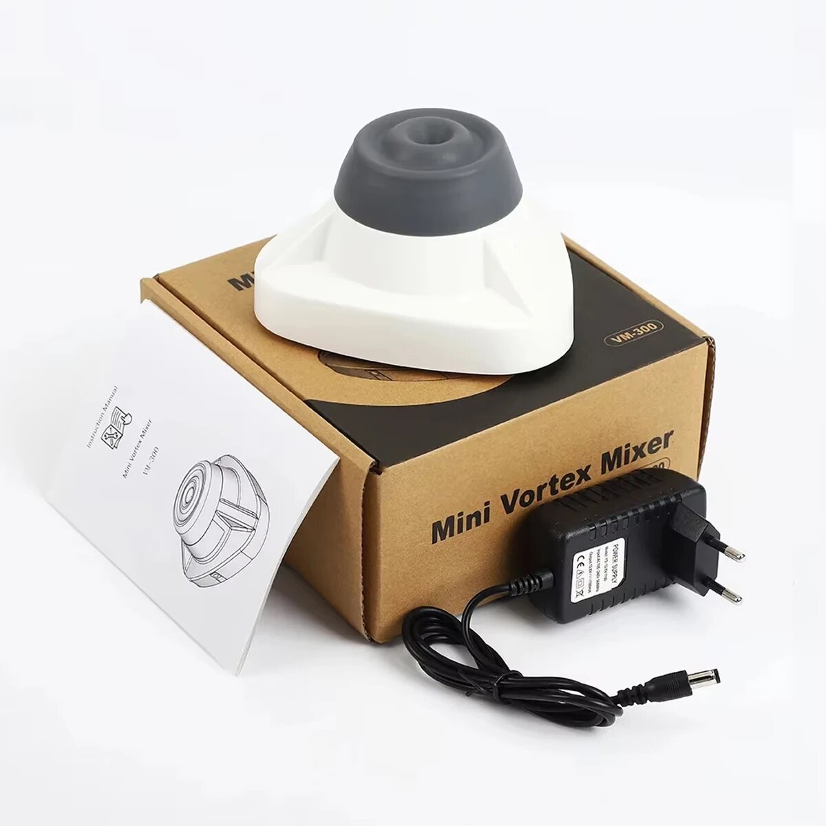 Мини-вихревой миксер JC TATTOO для тату и лака EU Plug White