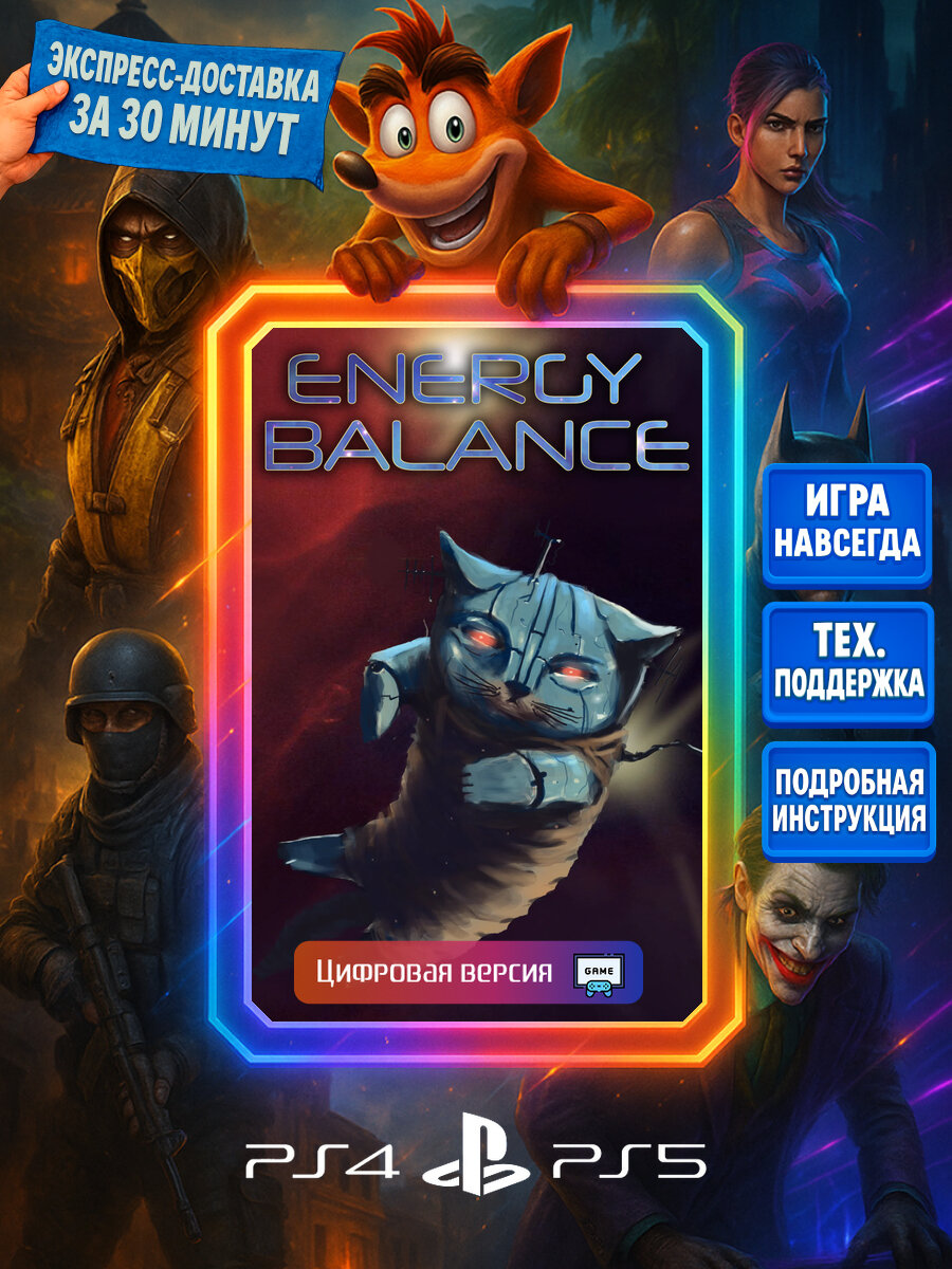 Energy Balance PS4/PS5 | Моментальная доставка | Английский язык | Семейные