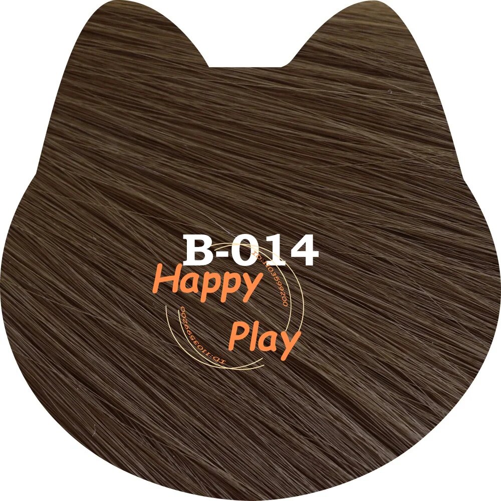 Коричневый парик для косплея B-014, 60 см